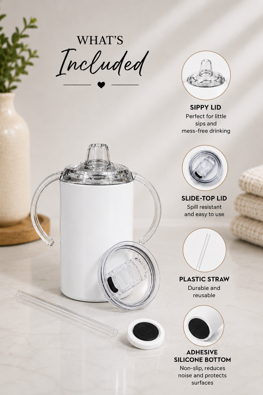Personalized 12oz Duo Tumbler (Sippy & Slide Lid)